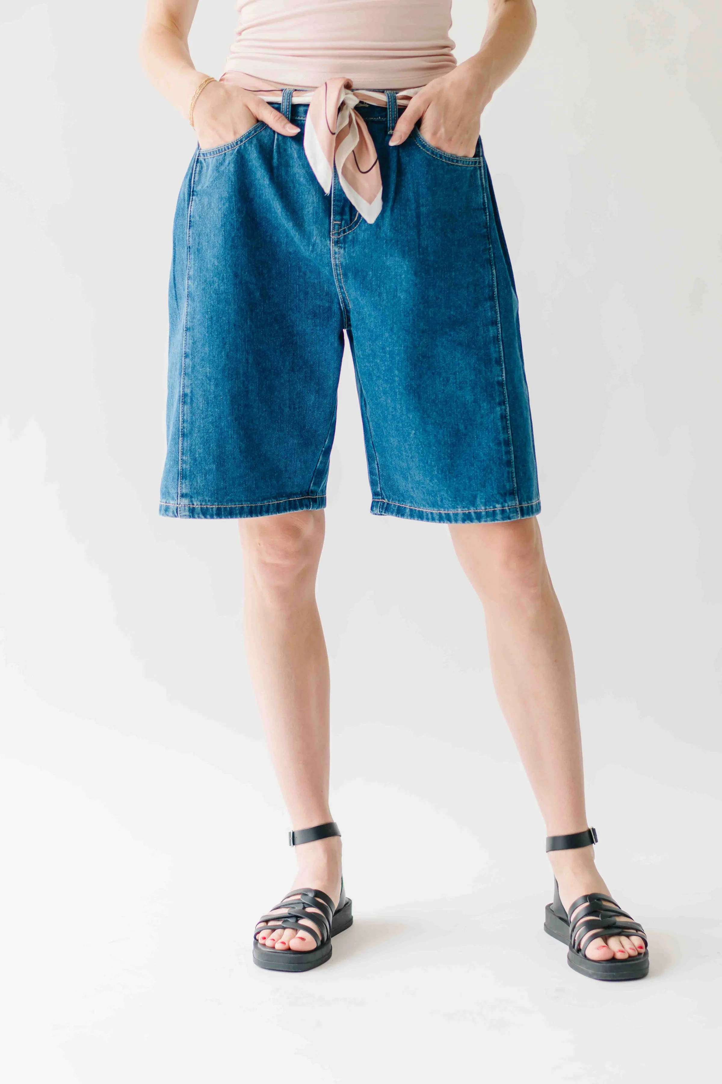 The Adamson Bermuda Short in Denim Blue - Image 11