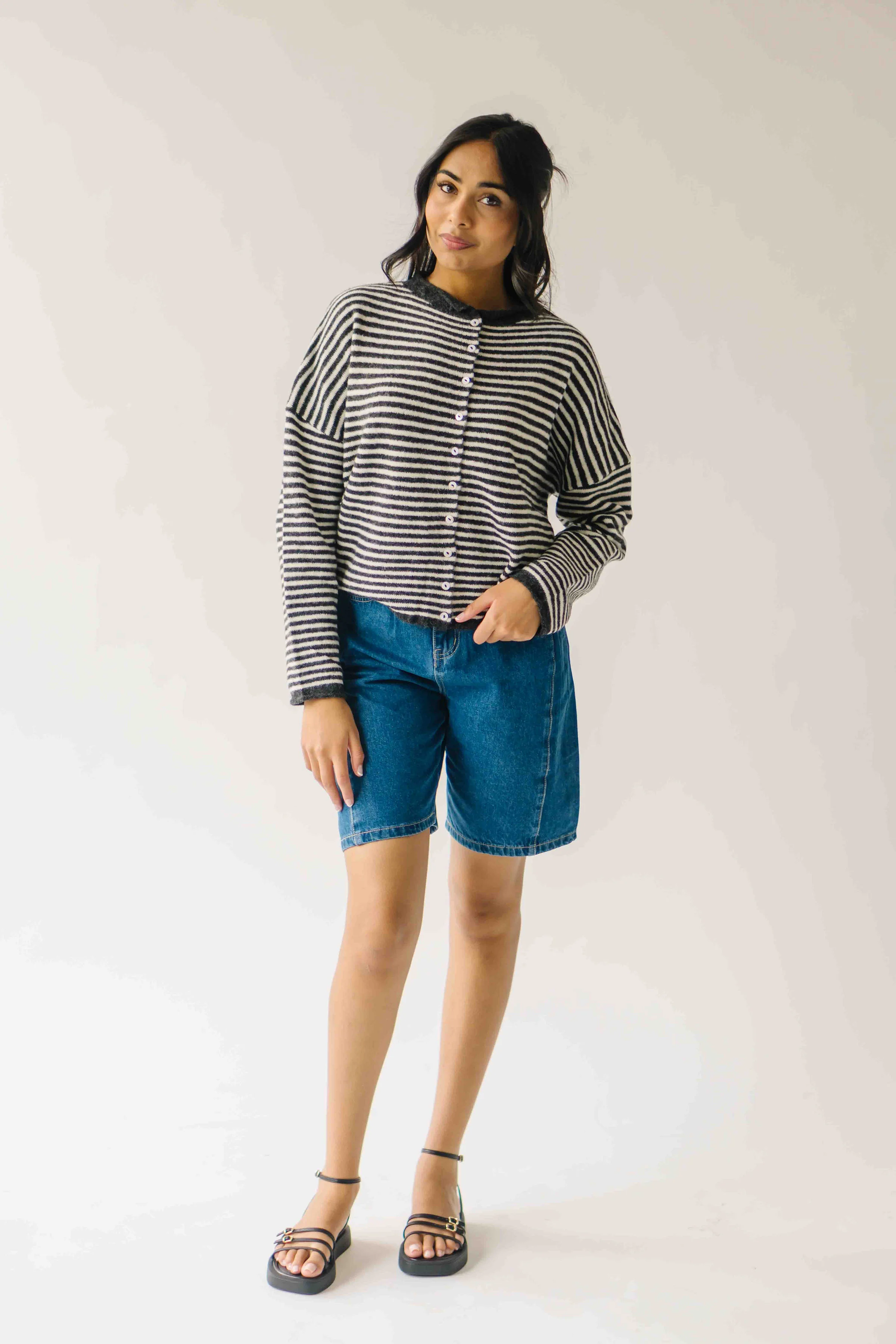 The Adamson Bermuda Short in Denim Blue - Image 4