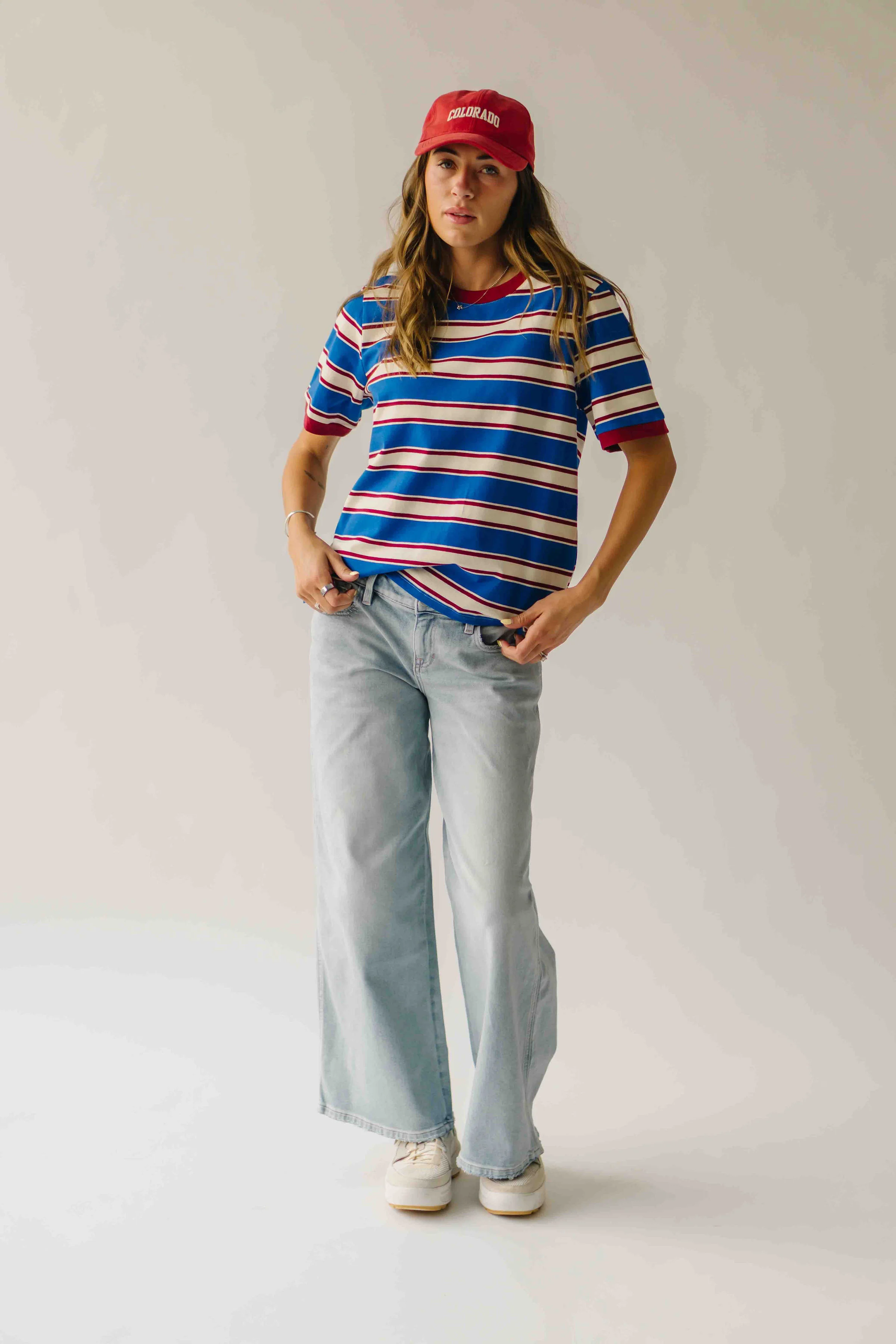 The Betty Baggy Wide Leg Jean in Light Wash - Image 5