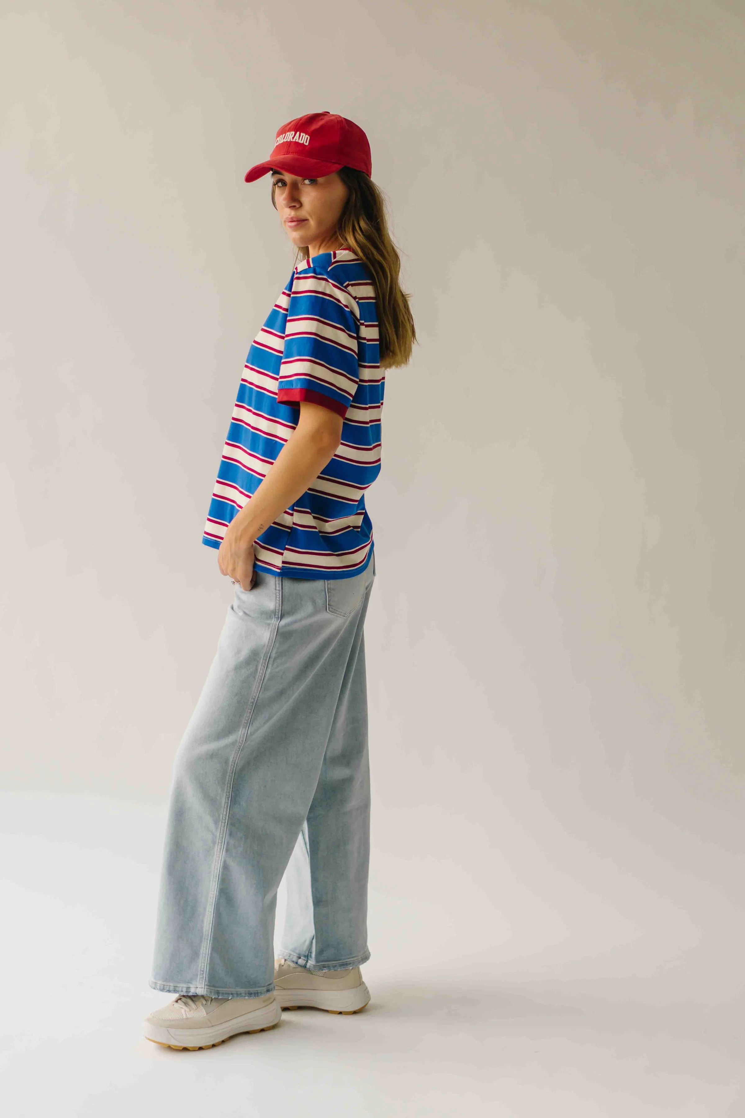 The Betty Baggy Wide Leg Jean in Light Wash - Image 7