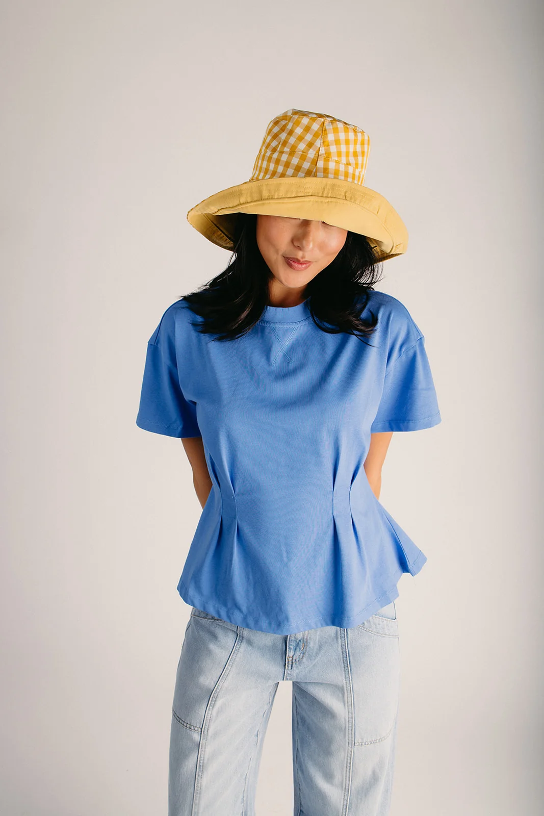 AK Brand: Women's Reversible Checkered Bucket Hat with Chin Strap - Image 13