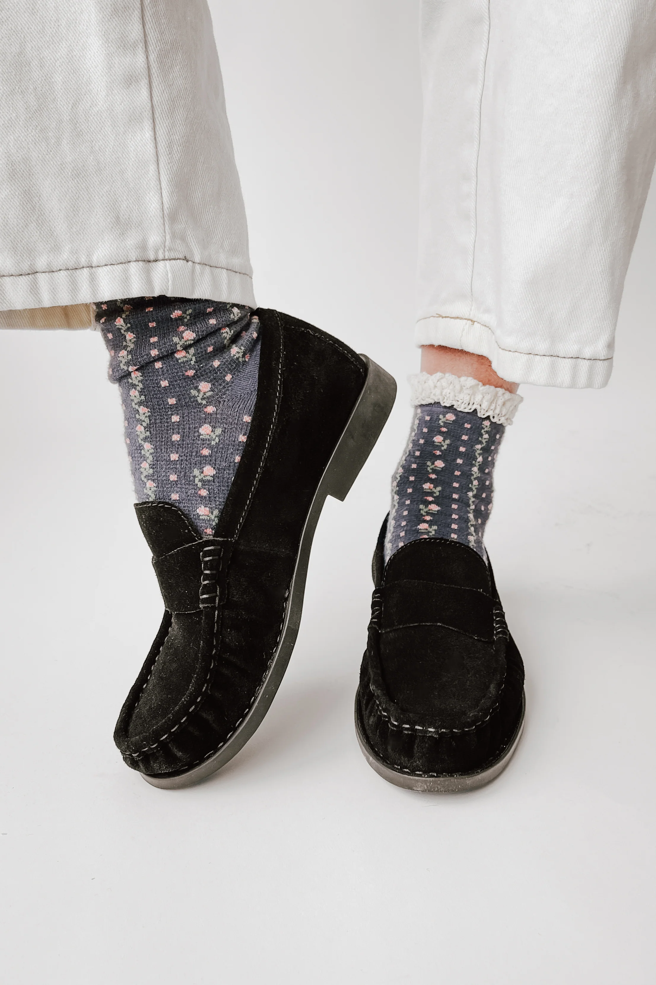 Born: Maris Loafer in Black Suede - Image 3