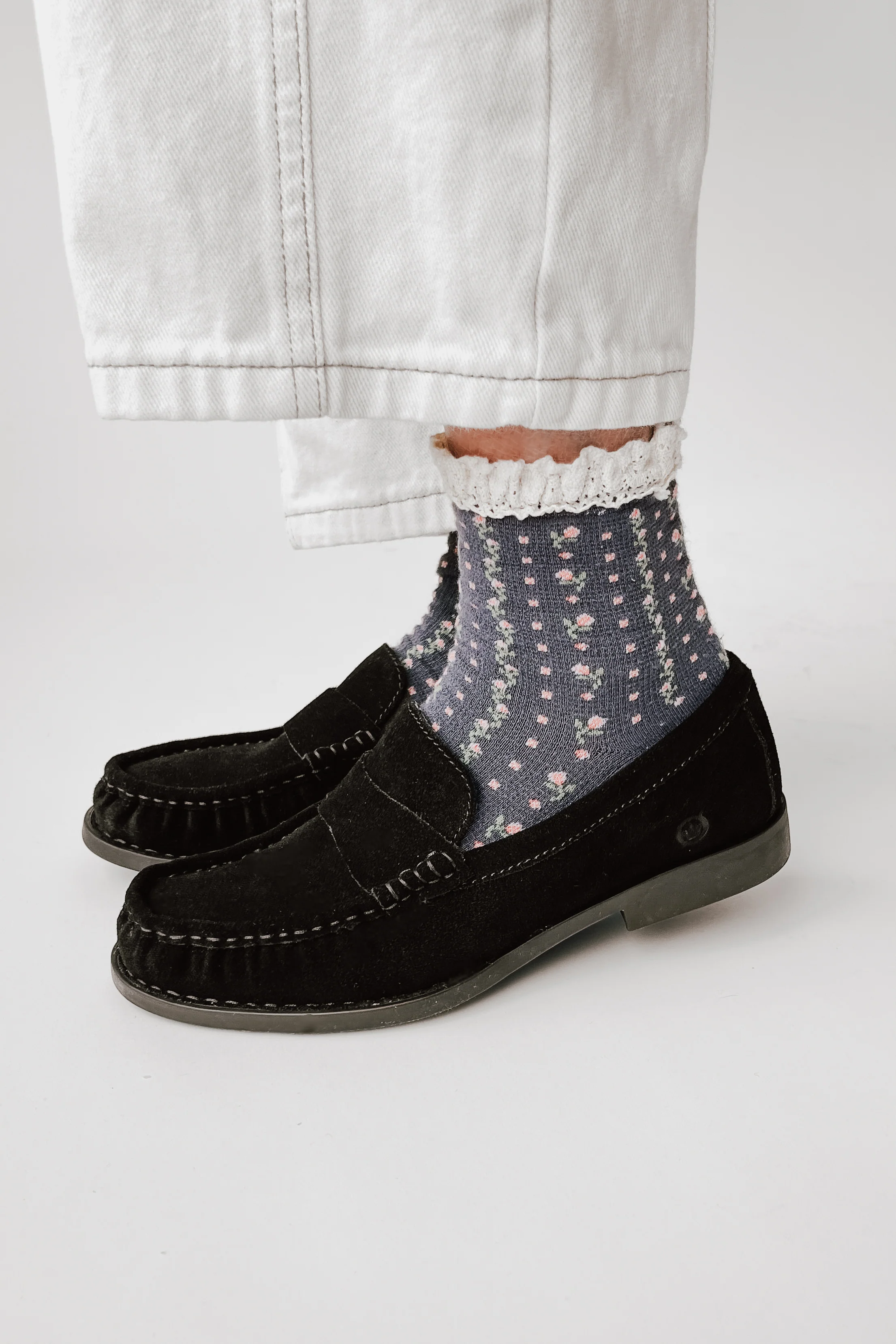 Born: Maris Loafer in Black Suede - Image 4