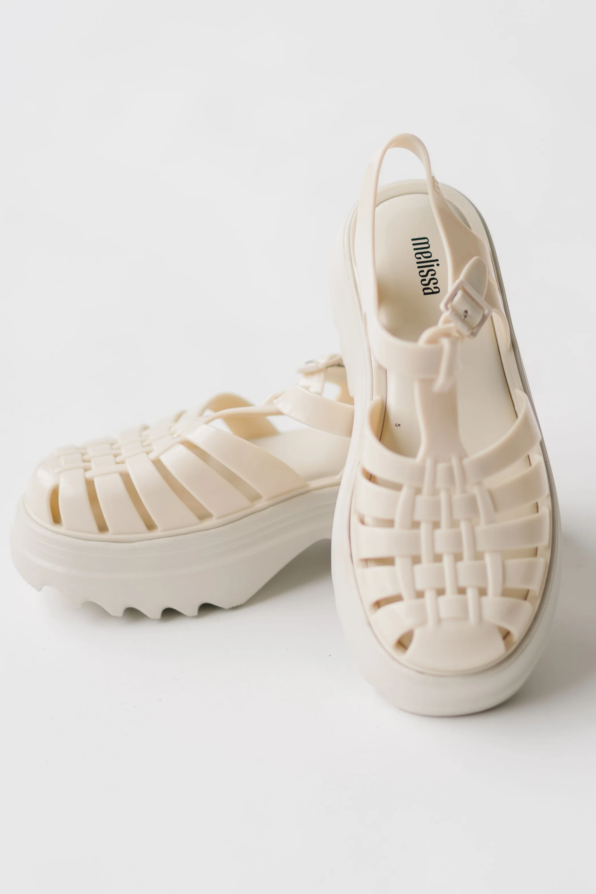 Melissa: Possession Platform II in Beige