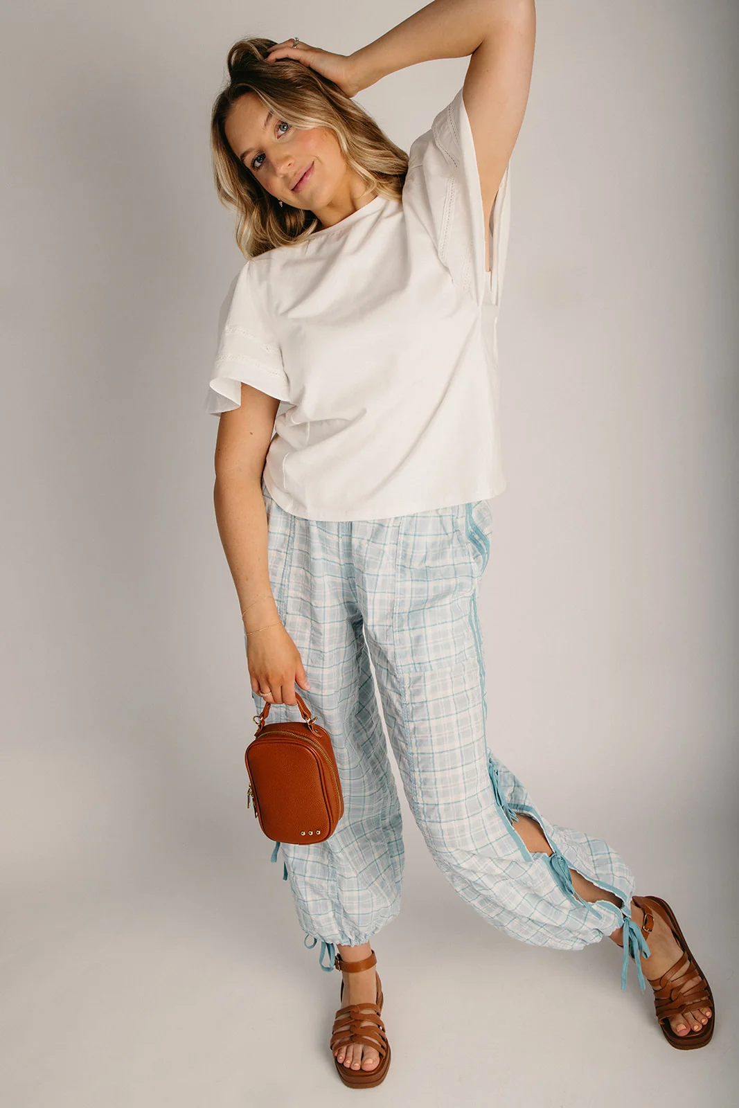 The Berger Wing Sleeve Blouse in Ivory - Image 6