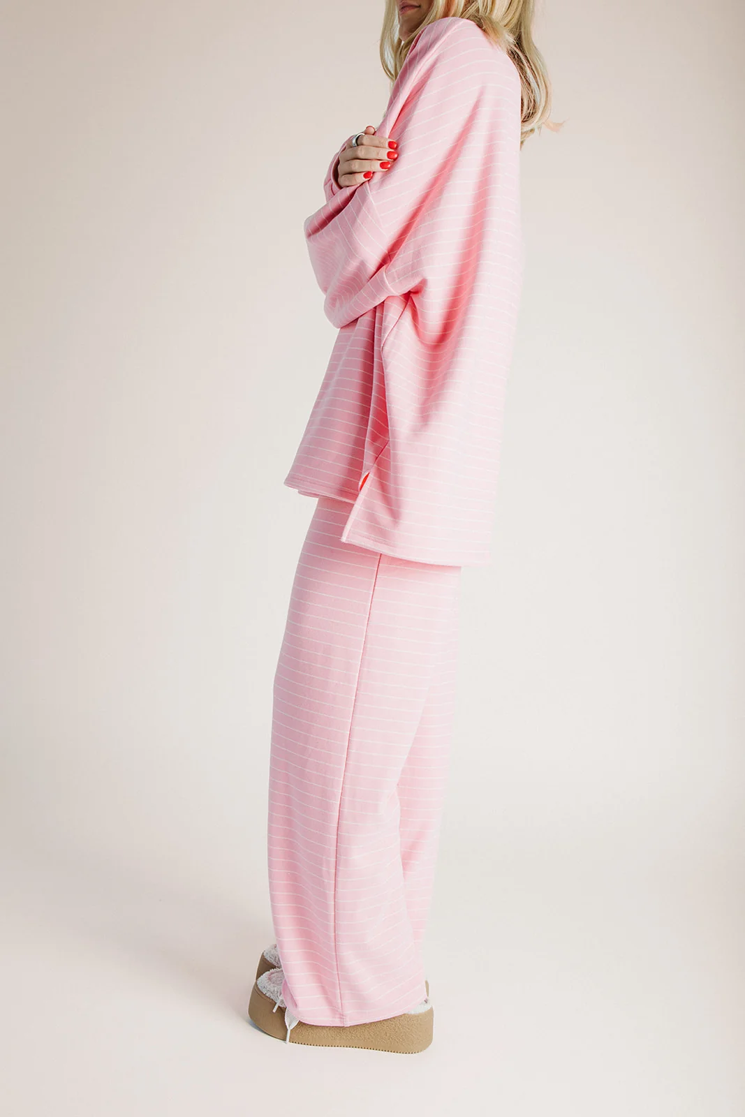 The Brooke Striped Pant in Pink - Image 5