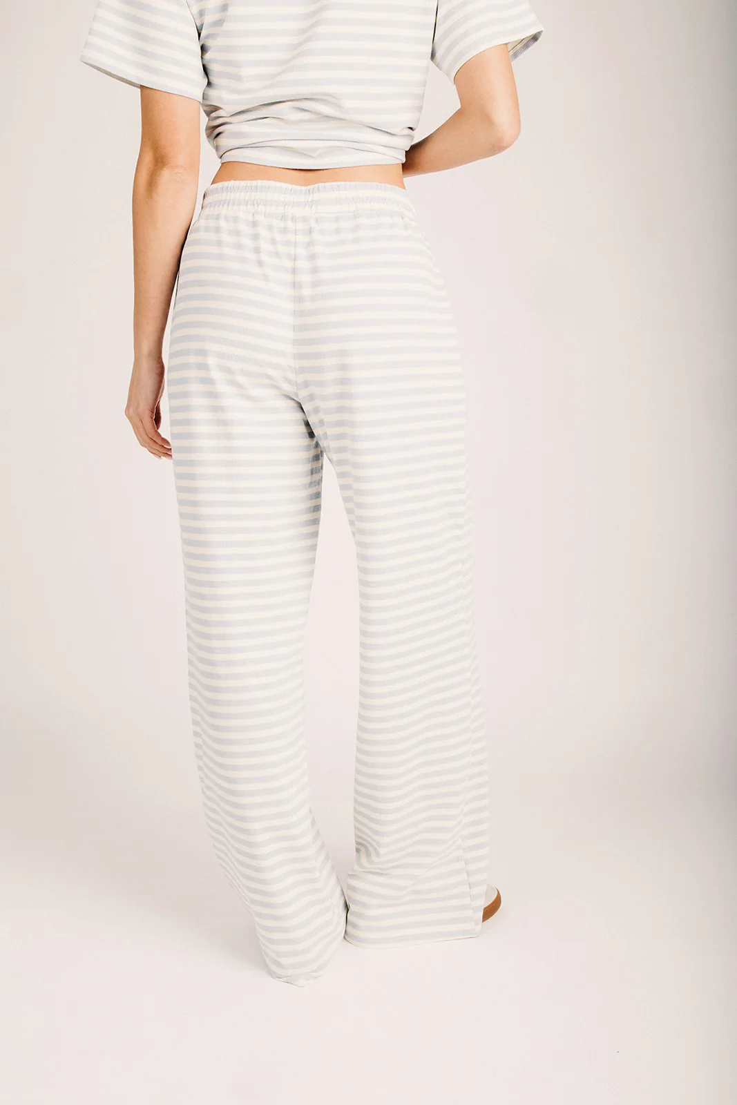 The Chalamet Striped Lounge Pant in Blue - Image 2