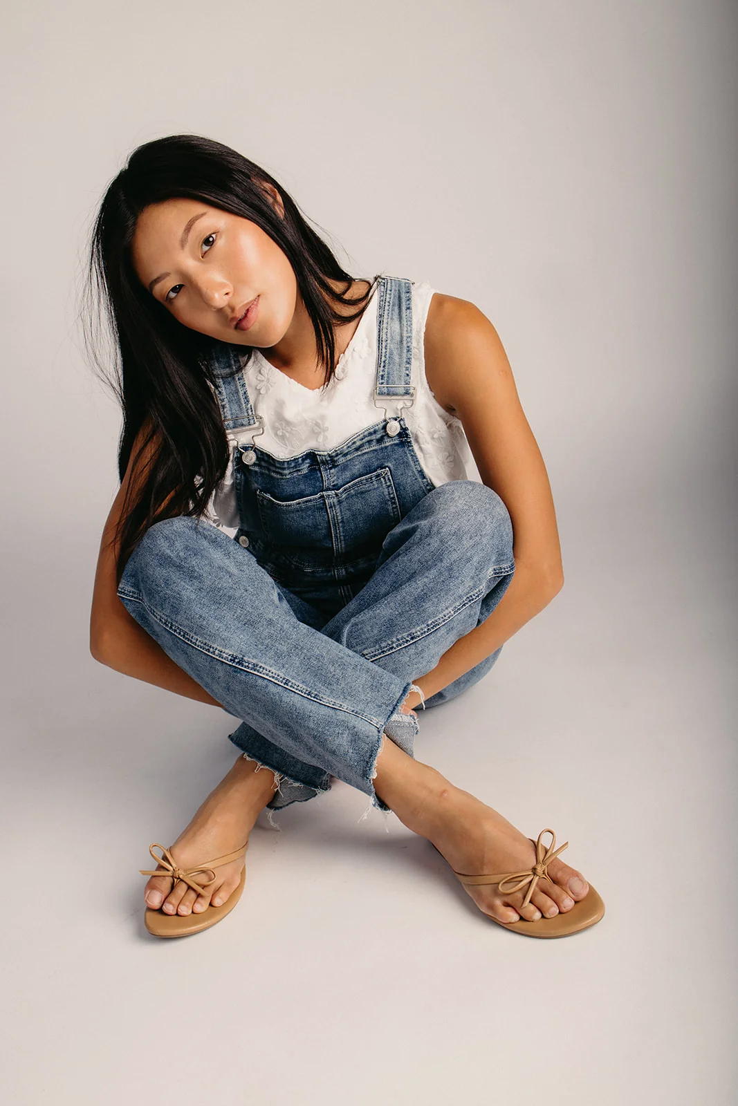 The Emilio Wide Leg Overall in Dark Wash - Image 6