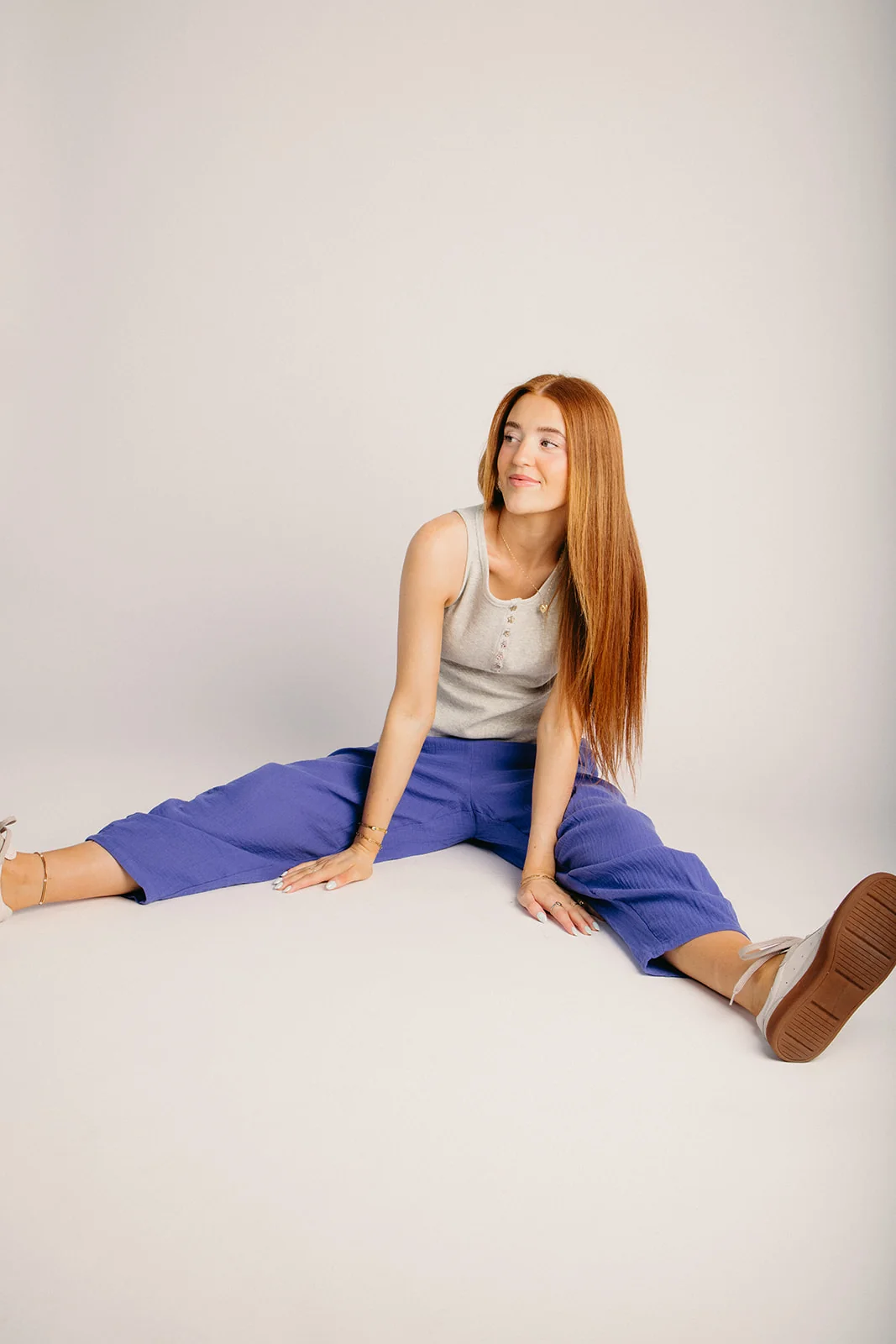 The Flammer Relaxed Pant in Azure Blue - Image 7