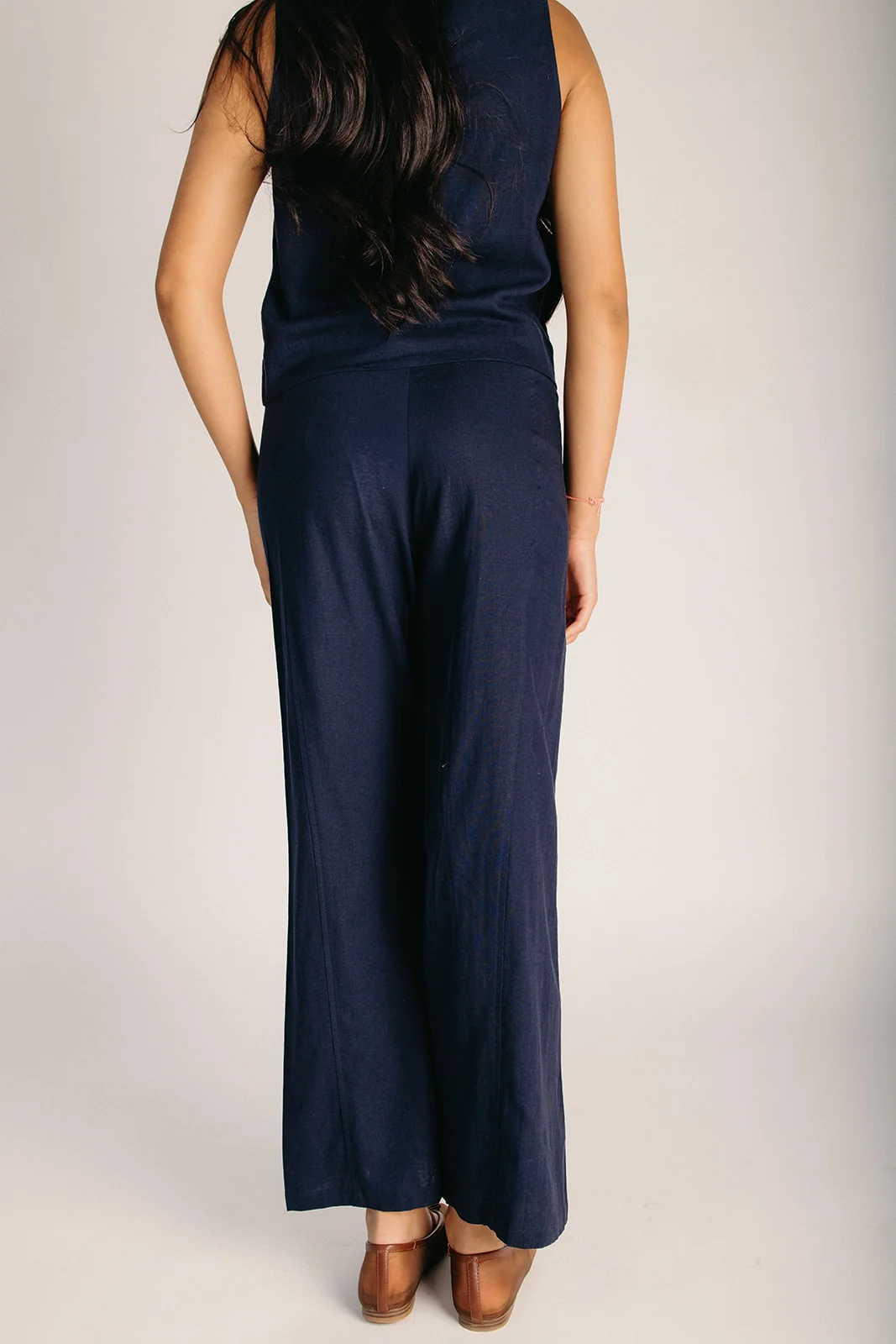 The Hubbard Button-Front Pant in Navy - Image 2