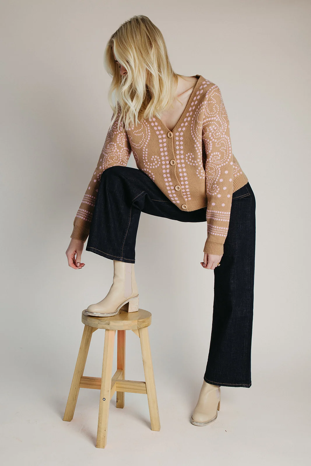 The Sainz Wide Leg Jean in Dark Mable - Image 5